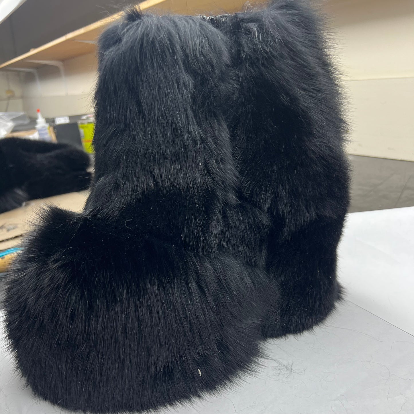 Custom Rabbit Fur Boots