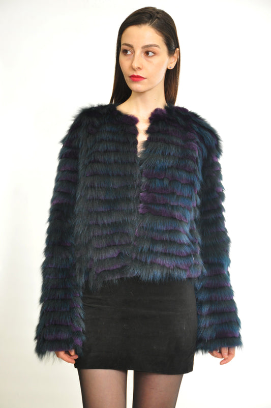 Navy/Purple Fox Jacket